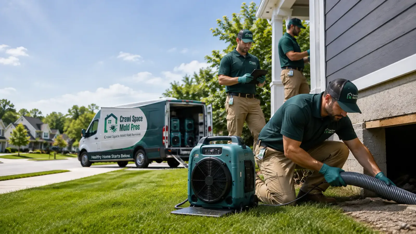 Crawl Space Mold Removal in Hulen, KY